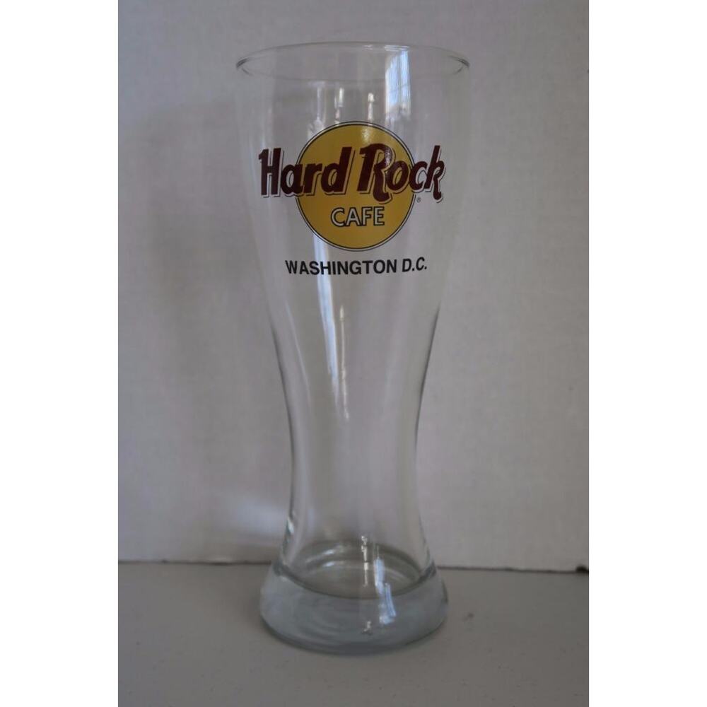 Hard Rock Cafe Washington DC Pilsner Beer Tall Glass -121615